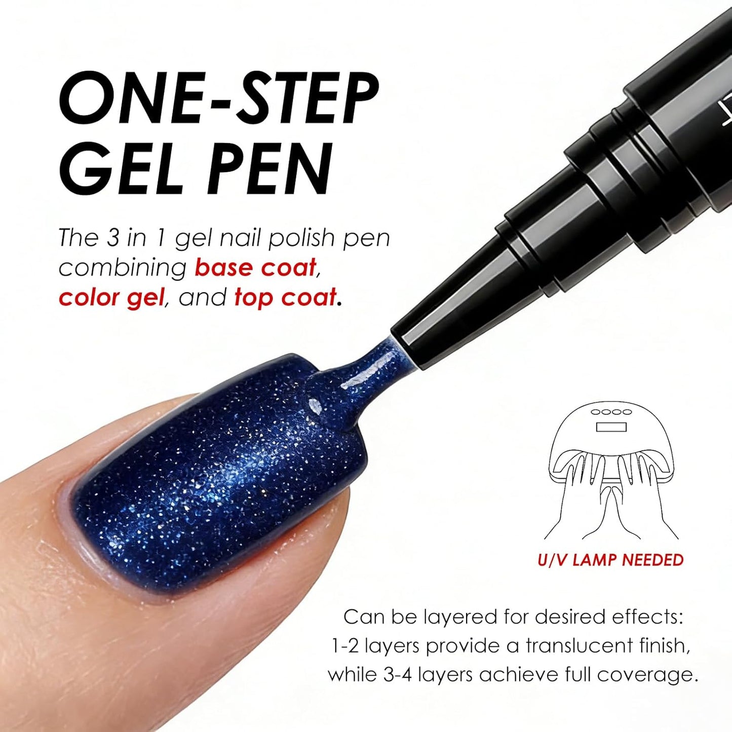 🎨🎨One Step Nail Gel Pen