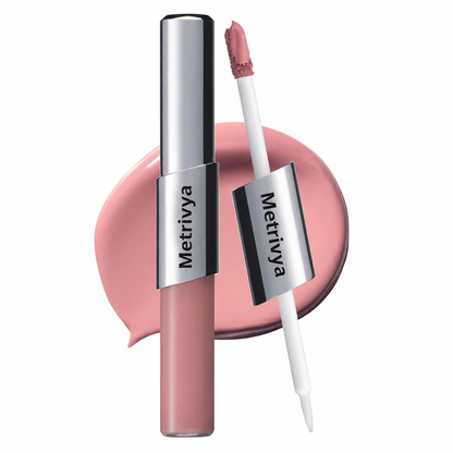 Perfect Twin Lip — Dual-Ended Liquid Lipstick with Velvet Matte Color and Glossy Shine