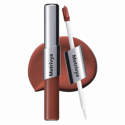 Perfect Twin Lip — Dual-Ended Liquid Lipstick with Velvet Matte Color and Glossy Shine