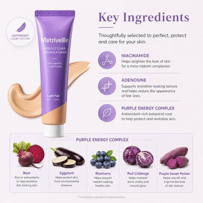 Metrivelle™ Perfect Cover Serum BB Cream (35ml) ACE 2
