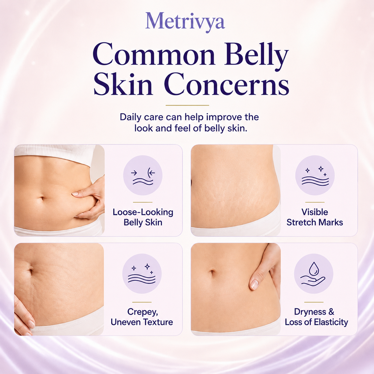 ✨ Reveal Firmer, Smoother-Looking Skin with Metrivya Belly Cream
